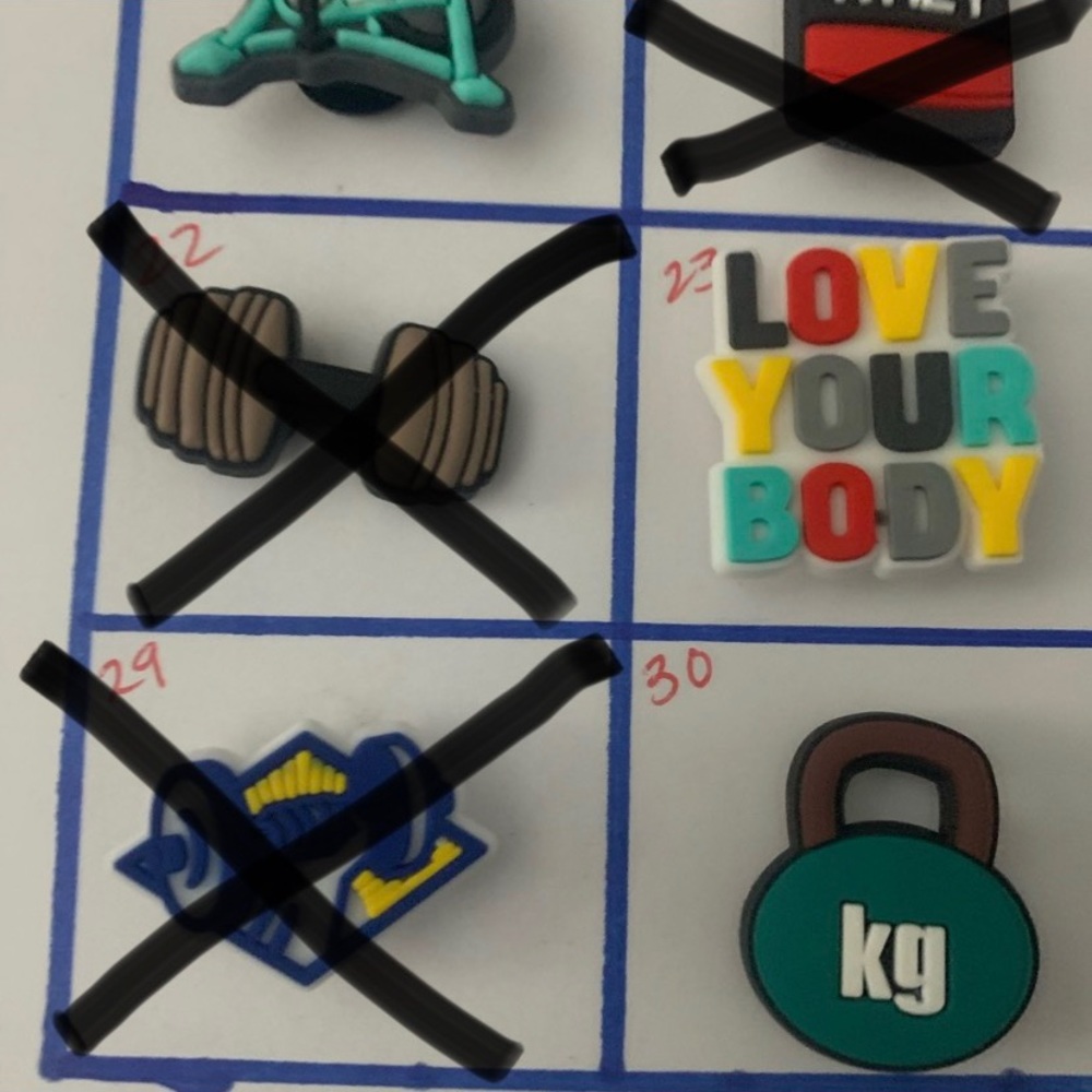 Fitness shoe charms and Jibbitz. $3 each or bundle to save! - Picture 3 of 5